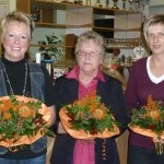 v.li.: Rita Stein, Karin Dirks und Ulrike Budde wurden für ihre sportlichen Schießleistungen geehrt.